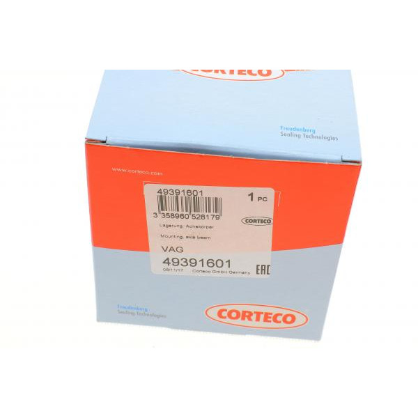 49391601 CORTECO Сайлентблок балки (задня) Audi A4/A5/A6/A7/A8 07-
