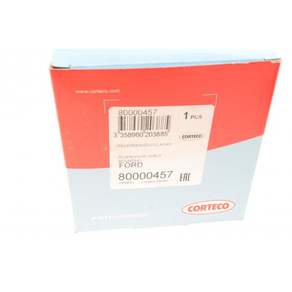 80000457 CORTECO Подушка амортизатора (переднього) Ford Connect 02-