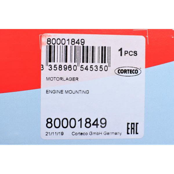 80001849 CORTECO Подушка АКПП Audi A6 2.0-3.2 04-11