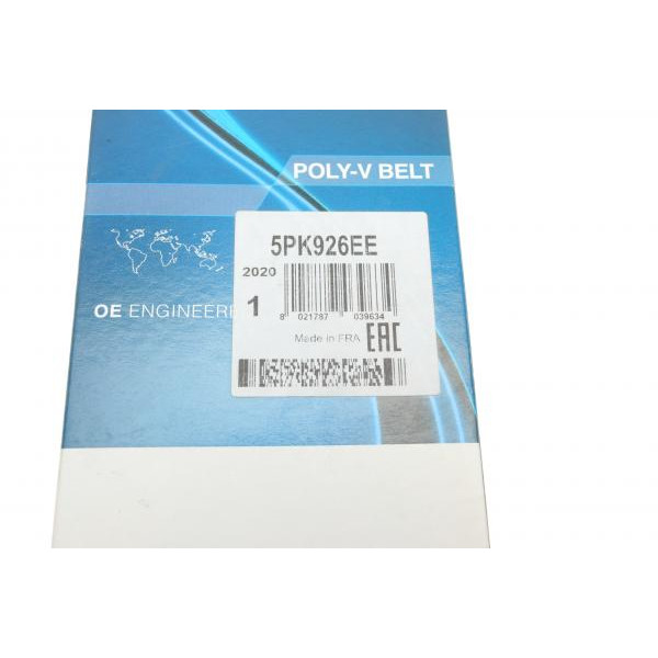 5PK926EE DAYCO Ремінь генератора Fiat Doblo 1.6 01-