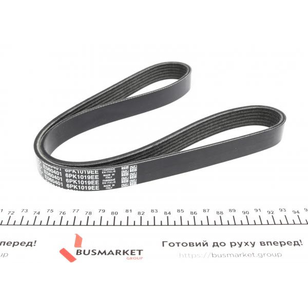 6PK1019EE DAYCO Ремінь генератора Ford Fiesta/Focus 1.4LPG/1.6Ti 08-