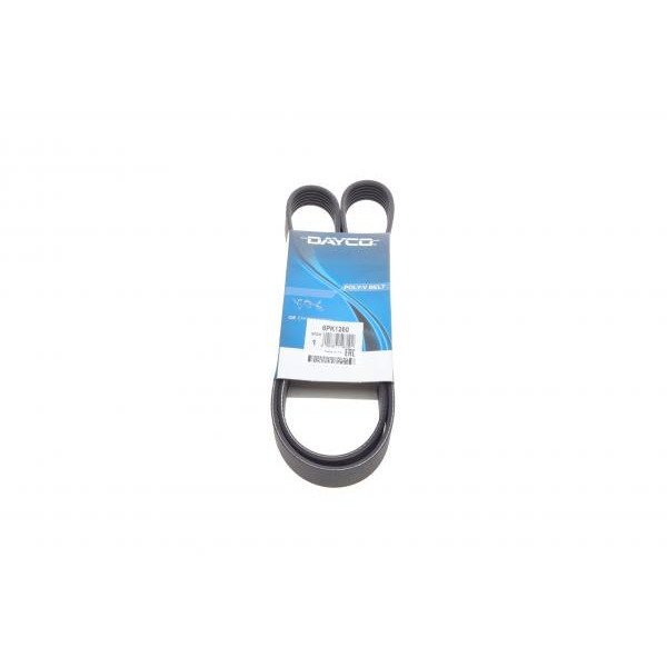 6PK1260 DAYCO Ремінь генератора VW Golf IV 2.3-3.2 i 99-05(1260mm)