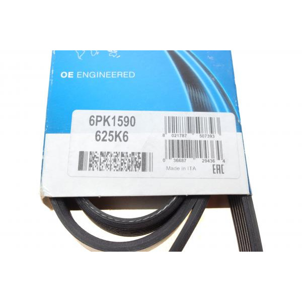 6PK1590 DAYCO Ремінь генератора Citroen C5/Renault Laguna 3.0i 01-