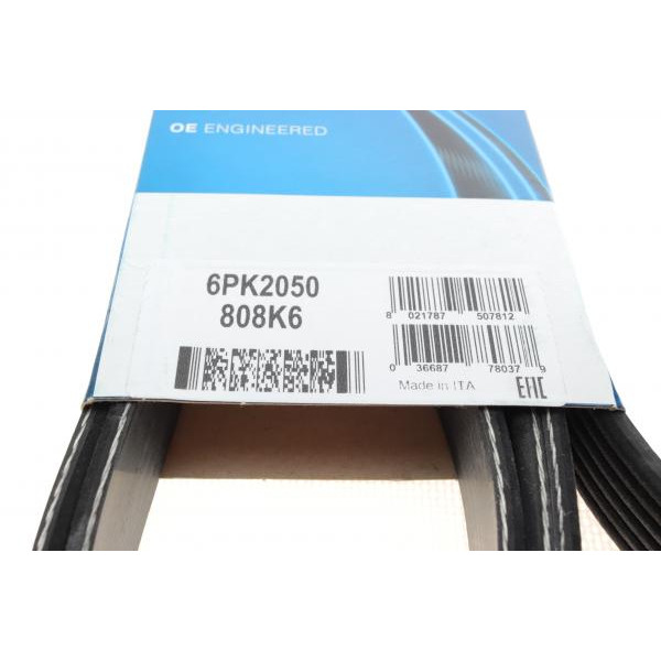6PK2050 DAYCO Ремінь генератора MB W124/201/202/210 OM601/602/M111 (PS)