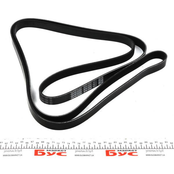 6PK2565 DAYCO Ремінь генератора Mitsubishi Lancer 1.8 08-/Outlander 2.0-2.4 06-