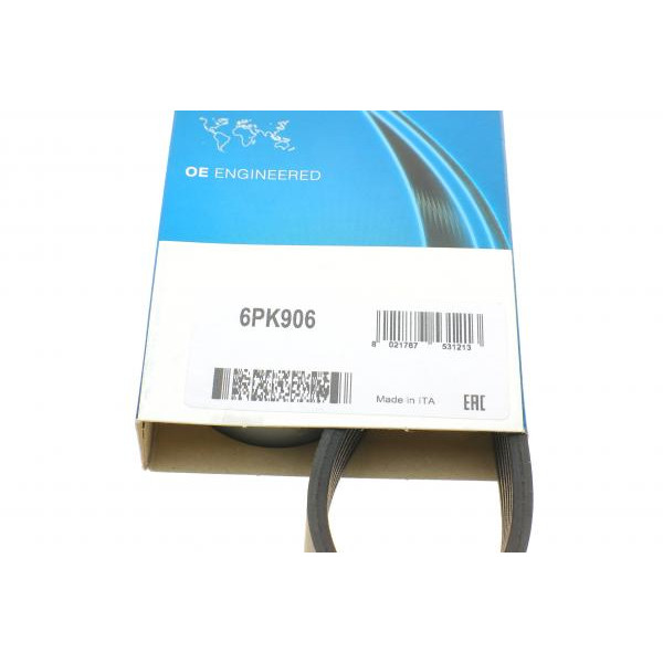 6PK906 DAYCO Ремінь генератора VW Golf III/IV/Bora/Octavia 1.9TDI/SDI (PS)