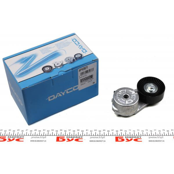 APV2671 DAYCO Натягувач ременя генератора Nissan X-Trail/Qashqai/Renault Clio/Fluence/Laguna III 2.0 16 V 07-