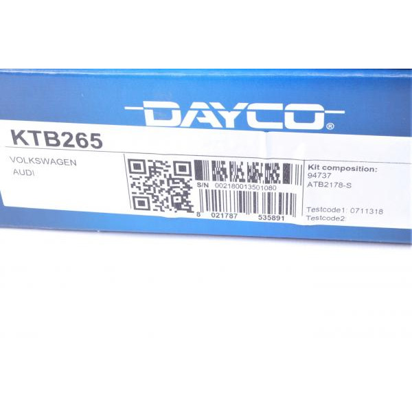 KTB265 DAYCO Комплект ГРМ VW Golf/Caddy 1.3-1.8 -02