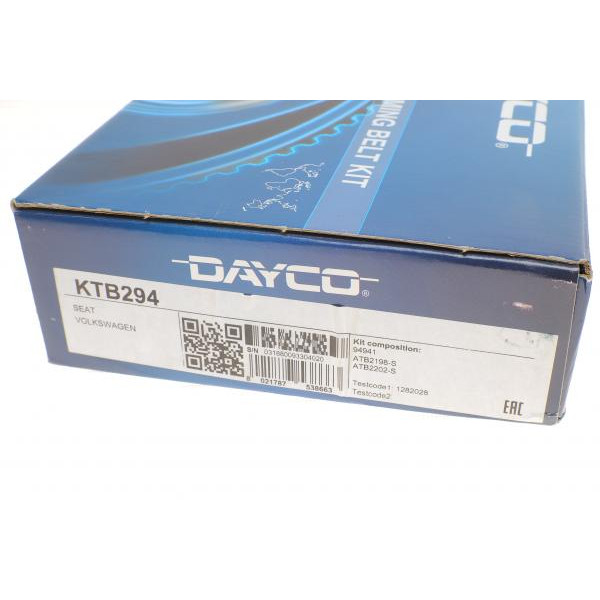 KTB294 DAYCO Комплект ГРМ VW Caddy/Sharan/Seat Ibiza 1.9TDI/SDI 95-06