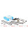 KTC1045 DAYCO Комплект ланцюга ГРМ Hyundai H-1 (TQ)/Kia Sorento I (JC) 2.5CRDi 01-