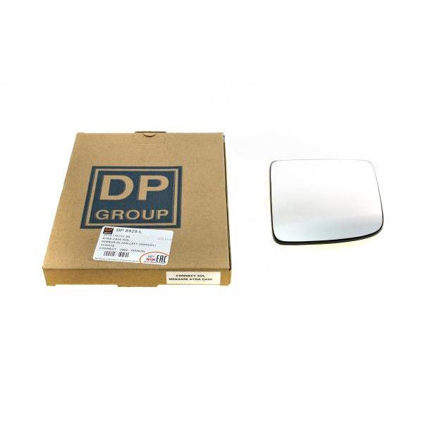 BP8929L DP Скло дзеркала Ford Connect 02-(L)