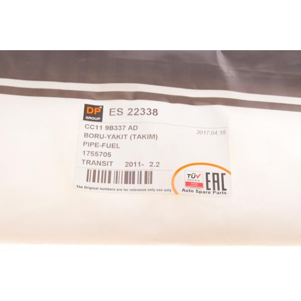 ES22338 DP Трубка паливна Ford Transit 2.2 TDCi 11-