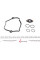 898171 ELRING Прокладка кришки клапанів BMW 1(E81/E88)/3(E90/E93)/5(E60) 2.0 03-15 (к-кт)