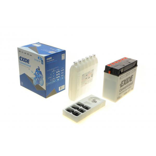 12Y16A3A EXIDE Акумуляторна батарея 20Ah/210A (185x80.5x170/+R/B0) (мото) (співзаряджений)
