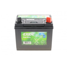 4900 EXIDE Акумуляторна батарея 24Ah/250A (197x132x186/+R) (Garden)