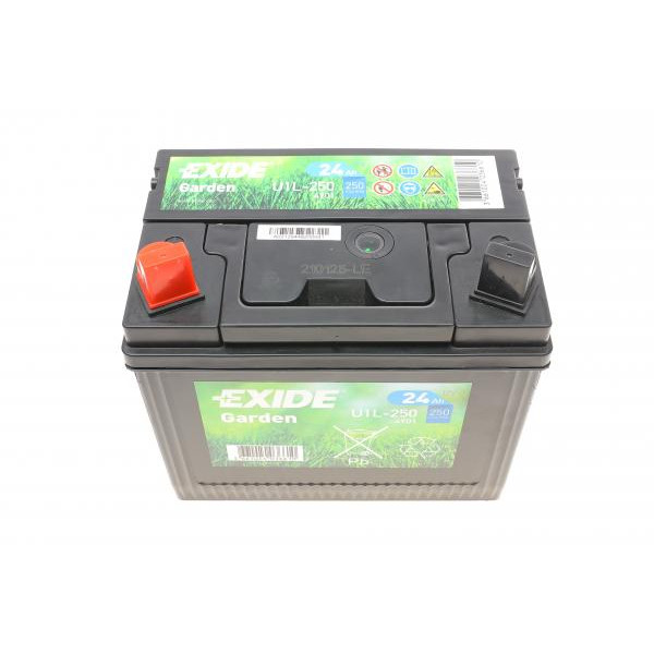 4901 EXIDE Акумуляторна батарея 24Ah/250A (197x132x186/+L) (Garden)
