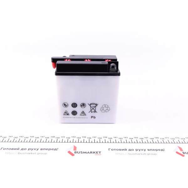 6N11A1B EXIDE Акумуляторна батарея 11Ah/95A (121x59x131/+R/B0) (мото) (співзаряджений)