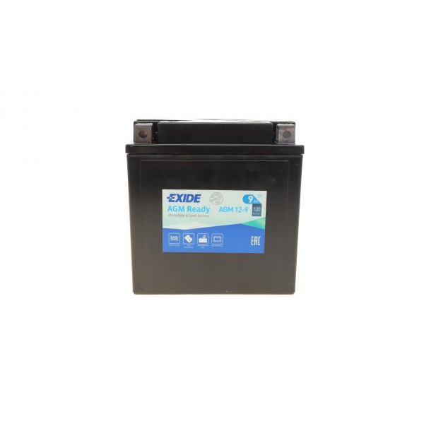 AGM129 EXIDE Акумуляторна батарея 9Ah/120A (135x75x139/+L/B0) (AGM) (мото)