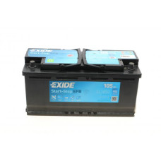 DSC_EL1050 EXIDE Акумуляторна батарея 105Ah/950A (392x175x190/+R/B13) (Start-Stop EFB)(АКБ старше двох років)