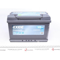 EA1050 EXIDE Акумуляторна батарея 105Ah/850A (315x175x205/+R/B13) Premium