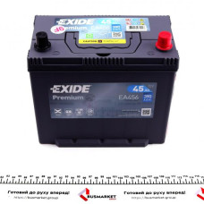 EA456 EXIDE Аккумуляторная батарея 45Ah/390A (235x127x226/+R/B01) Premium Азия