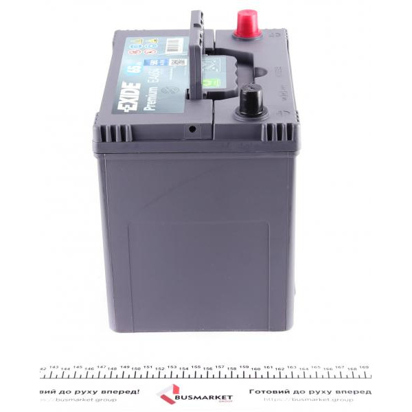 EA654 EXIDE Акумуляторна батарея 65Ah/580A (230x173x222/+R/B01) Premium Азія