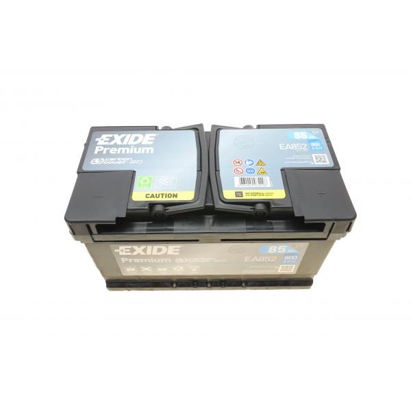 EA852 EXIDE Акумуляторна батарея 85Ah/800A (315x175x175/+R/B13) Premium