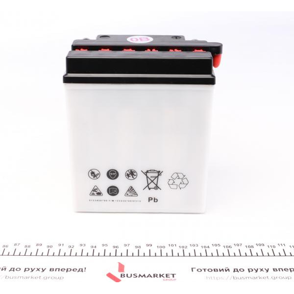 EB12AA EXIDE Акумуляторна батарея 12Ah/165A (134.1х80х160/+L/B0) (мото) (співзаряджений)