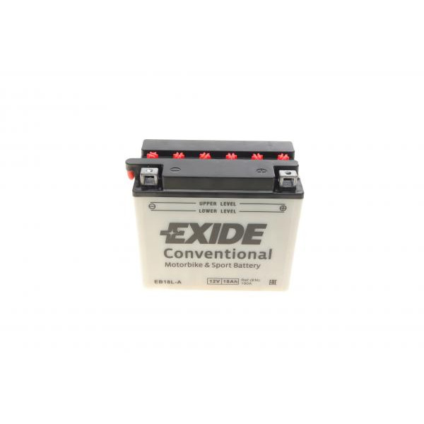 EB18LA EXIDE Акумуляторна батарея 18Ah/190A (180x90x162/+R/B0) (мото) (заморожений)