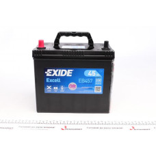 EB457 EXIDE Акумуляторна батарея 45Ah/330A (235x127x226/+L/B00) Excell Азія