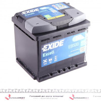 EB500 EXIDE Акумуляторна батарея 50Ah/450A (207x175x190/+R/B13) Excell