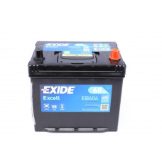 EB604 EXIDE Акумуляторна батарея 60Ah/480A (230x173x222/+R/B01) Excell Азія