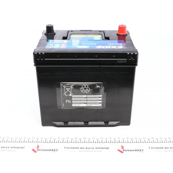 EB605 EXIDE Акумуляторна батарея 60Ah/480A (230x173x222/+L/B01) Excell Азія