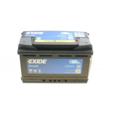 EB800 EXIDE Аккумуляторная батарея 80Ah/640A (315x175x190/+R/B13) Excell