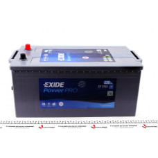 EF2353 EXIDE Акумуляторна батарея 235Ah/1300A (514x279x240/+L/B00) Professional Power HDX