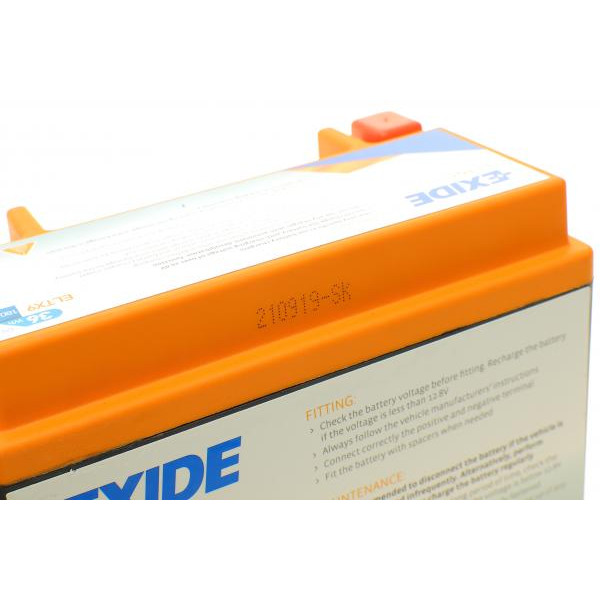 ELTX9 EXIDE Акумуляторна батарея 3Ah/180A (150x87x105/+L/B0) (Li-ion) (мото)