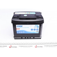 EN600 EXIDE Акумуляторна батарея 62Ah/600A (242x175x190/+R/B13) (Start/для водного транспорту)
