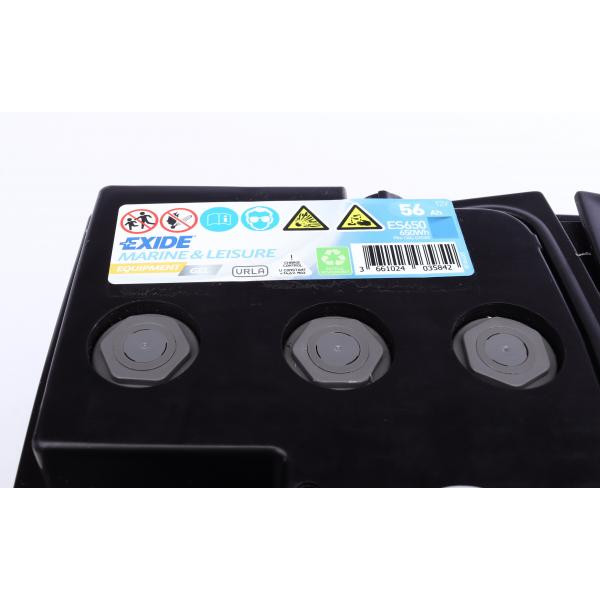 ES650 EXIDE Акумуляторна батарея 56Ah/460A (278x175x190/+R/B13) (GEL/для водного транспорту)