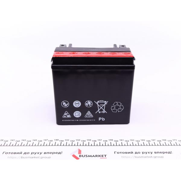 ETX14BS EXIDE Акумуляторна батарея 12Ah/200A (150x87x145/+L/B0) (AGM) (мото) (заморожений)