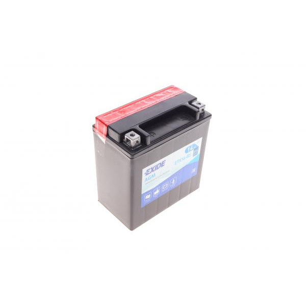 ETX16BS EXIDE Акумуляторна батарея 14Ah/215A (150x87x161/+L/B0) (AGM) (мото) (співзаряджений)