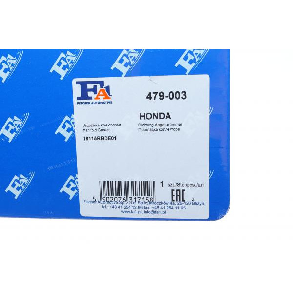 479003 FA1 Прокладка колектора випускного Honda Accord/Civic 2.2 ICDTI 10-