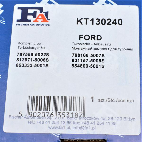 KT130240 FA1 Комплект прокладок турбіни Ford Transit 2.2 TDCi 11-