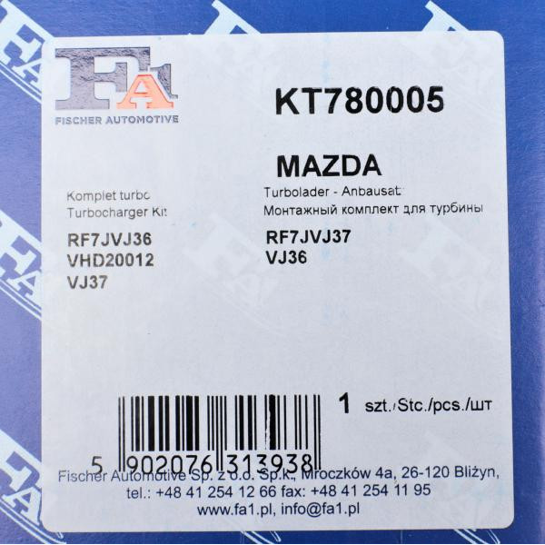 KT780005 FA1 Комплект прокладок турбины Mazda 3/6 05-12