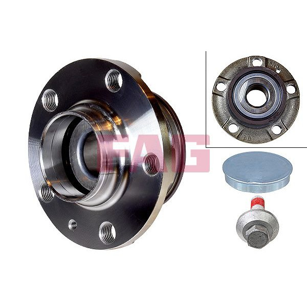 713611050 FAG Підшипник маточини (задня) VW Polo VI/Seat Ibiza 17- (120x27.5x63) (к-кт)