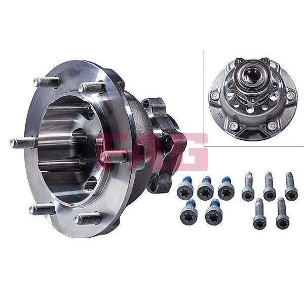 713679140 FAG Підшипник маточини (передньої) Ford Transit V363 2.0/2.2 TDCi 08/13-, RWD (спарка)