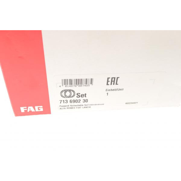713690230 FAG Підшипник маточини (задньої) Fiat Punto/Palio/Uno (-ABS)