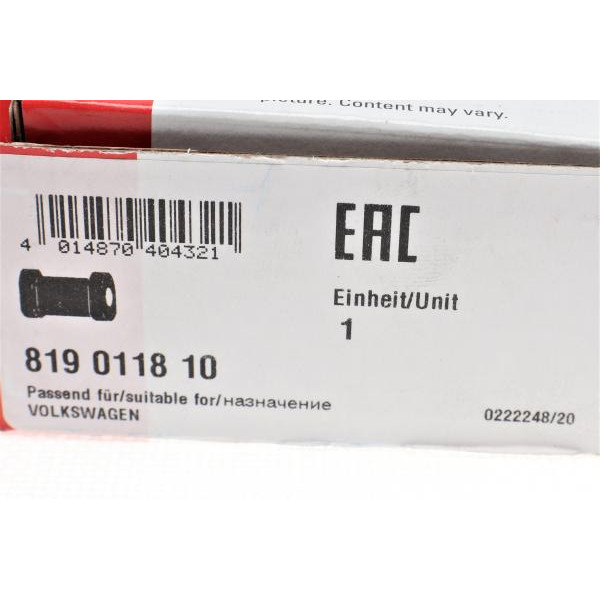 819011810 FAG Втулка стабілізатора (переднього) Audi A3/TT/Skoda Octavia/Bora/VW Golf (d=17mm)