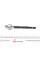 840122810 FAG Тяга рульова Chevrolet Aveo/Daewoo Kalos 1.2-1.4 03- (L=199.6mm)