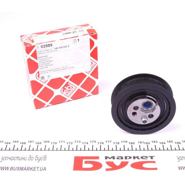 02889 FEBI BILSTEIN Ролик ГРМ Audi 80 2.0 91-97 (натяжний) (72x11x19mm)