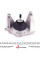 07147 FEBI BILSTEIN Подушка двигателя (R) Audi 100/A6 2.6-2.8 90-97